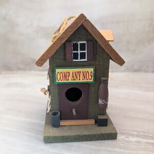 Handmade Rustic Wooden Bird House - Company No.9 - Birdwatching Gift